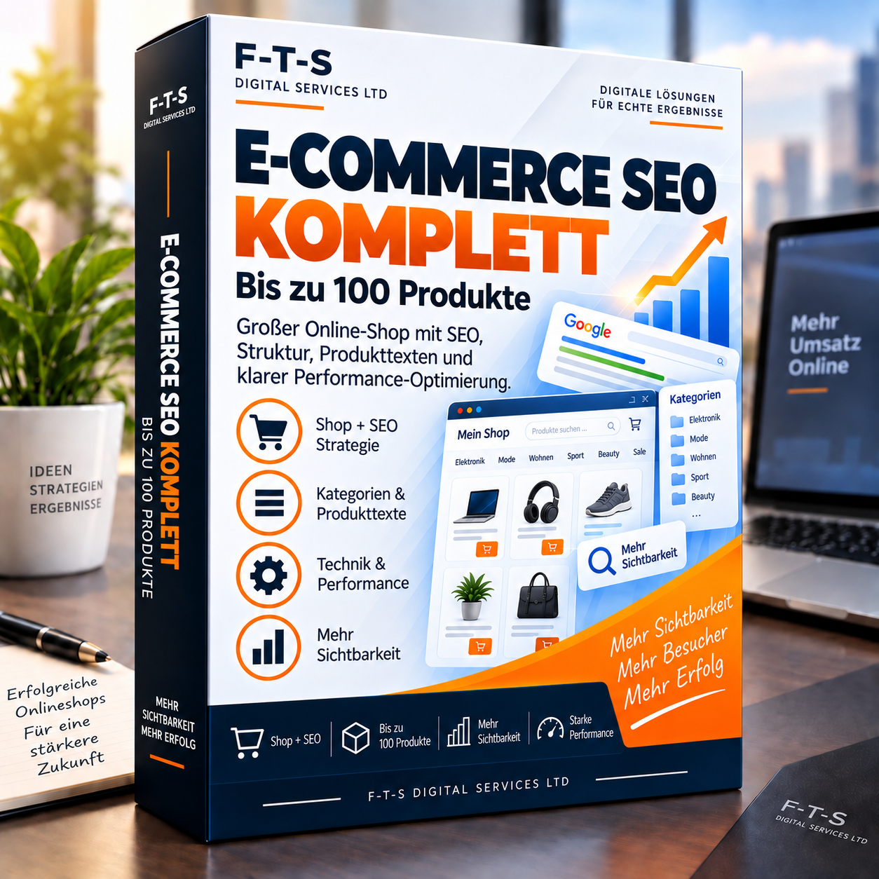 E-Commerce SEO Komplett bis zu 100 Produkte – F-T-S DIGITAL SERVICES LTD.