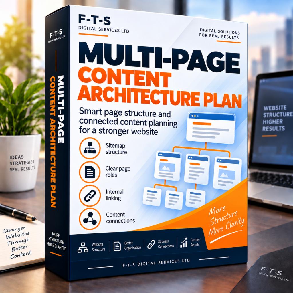 Multi-Page Content Architecture Plan – English product image by F-T-S Digital Services LTD