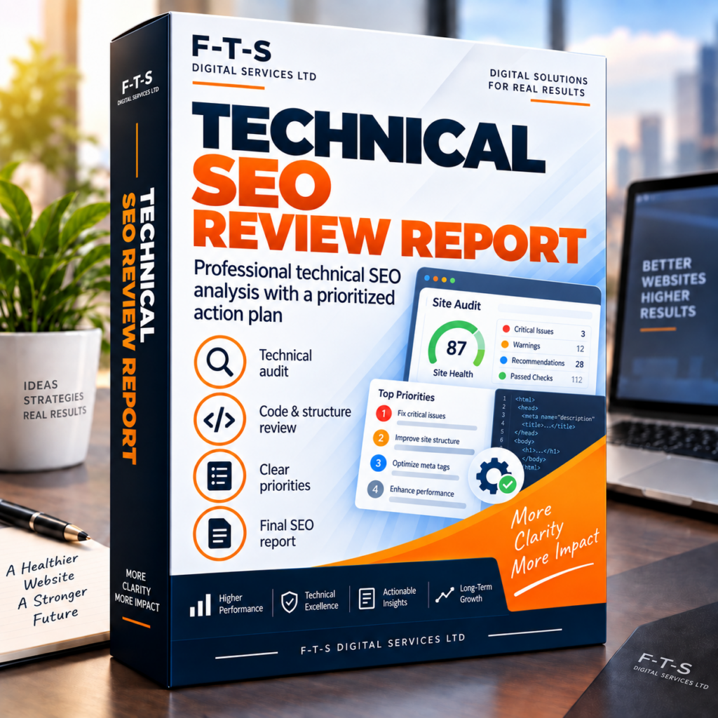 Technical SEO Review Report – English product image by F-T-S Digital Services LTD