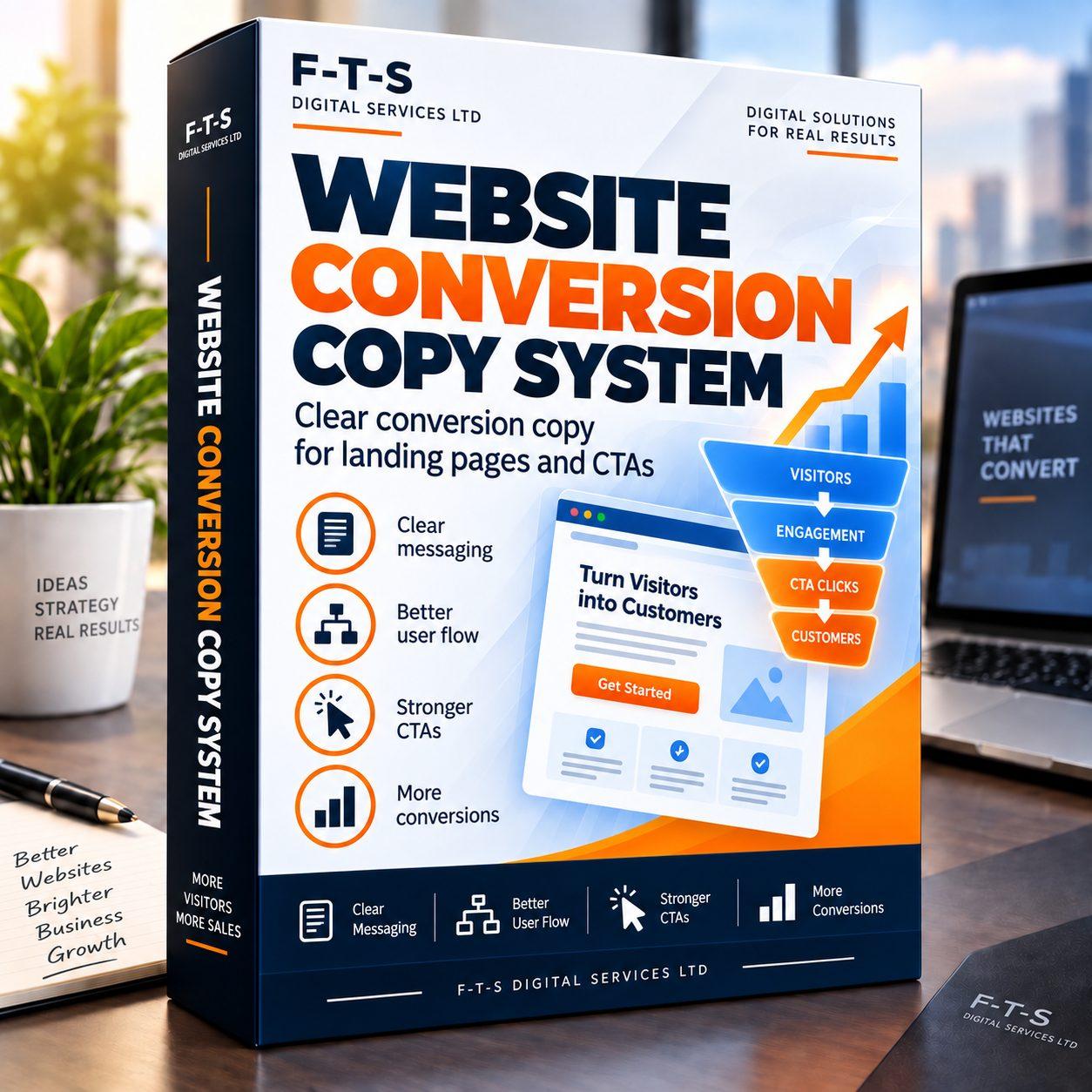 Website Conversion Copy Report – 1 key page – English product image by F-T-S Digital Services LTD